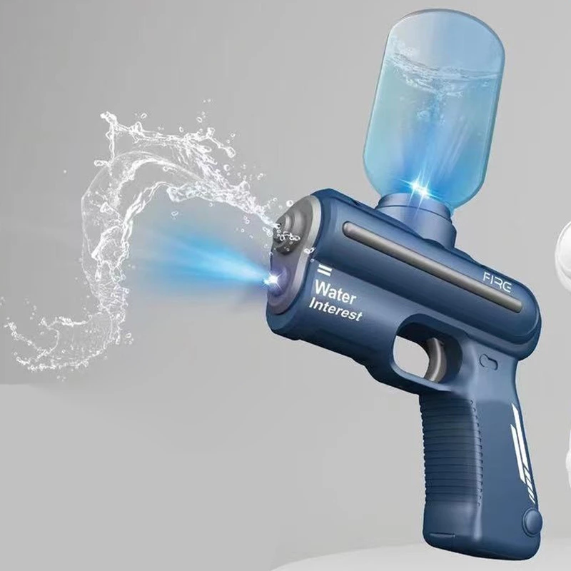 Водяний акумуляторний пістолет Water Gun 9007B (200ml) with lithium battery – Blue. Фото 2 з 4