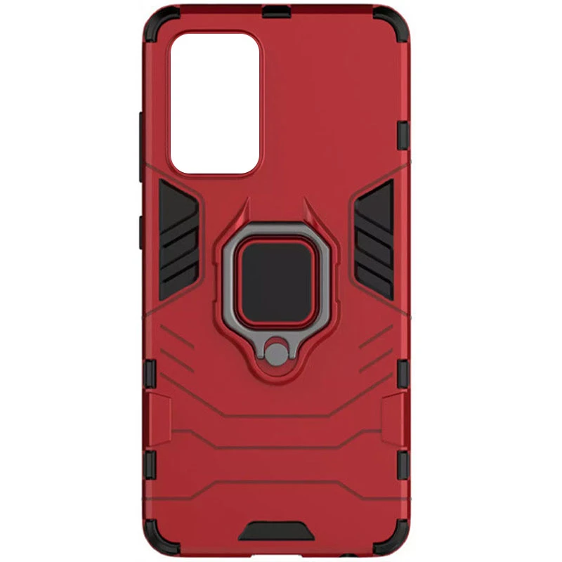 

Протиударний чохол Transformer з кільцем на Xiaomi Redmi Note 12 5G (Червоний / Dante Red)