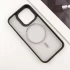 TPU+PC чехол Blueo Skin Friendly Frosted with MagSafe для Apple iPhone 14 Pro Max (6.7") – Черный. Фото 12 из 16