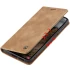 Кожаный чехол-книжка CaseMe Velvet Nubuck для Samsung Galaxy A36 5G – Brown. Фото 4 из 4