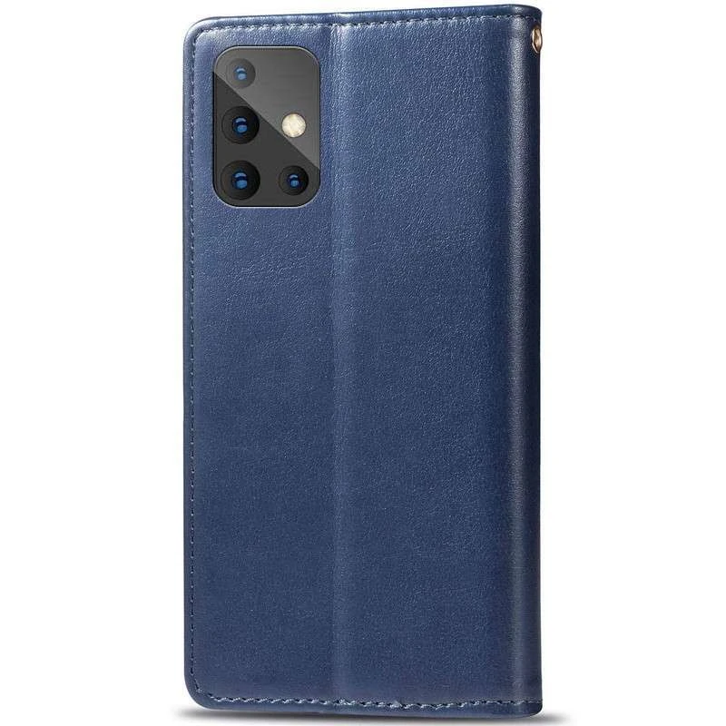 Чехол-книжка GETMAN Gallant  для Samsung Galaxy A51 – Синий. Фото 4 из 4