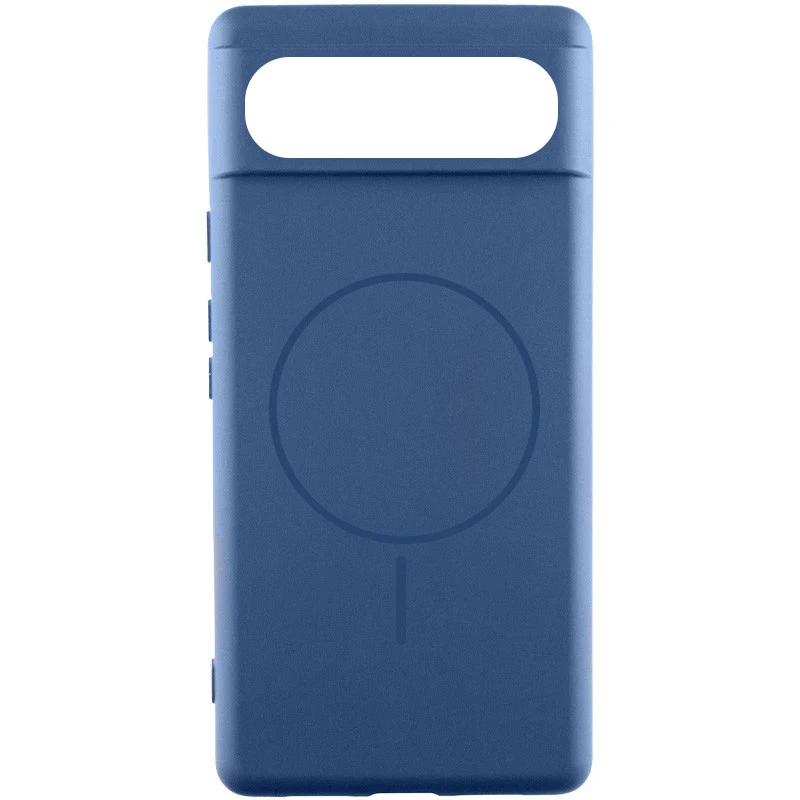 Силиконовый чехол Lakshmi MagFit для Google Pixel 9 Pro – Синий / Navy blue. Фото 1 из 4