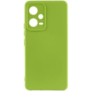 Чехол Silicone Case Lakshmi с закрытой камерой для Xiaomi Poco X5 5G — Зеленый / Pistachio