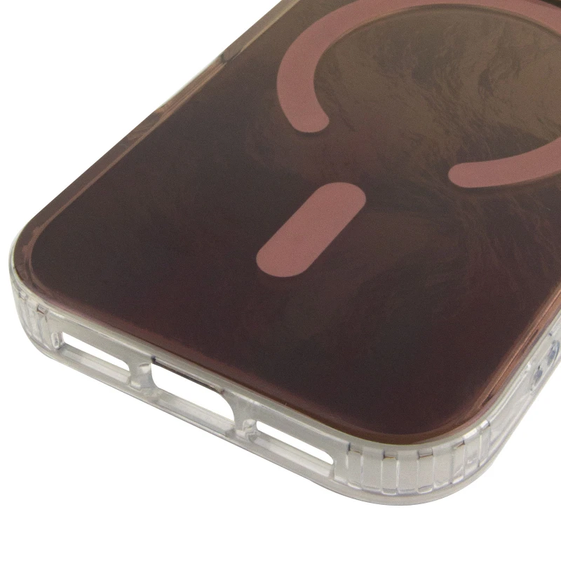 Силіконовий чохол Shiny Mountain (MagFit) для Apple iPhone 17 Pro Max (6.9") – Chocolate. Фото 8 з 8