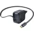 МЗП Baseus EnerCore CJ11 PD45W with retractable cable (2USB-C) (E0120G) – Cosmic Black. Фото 2 з 3