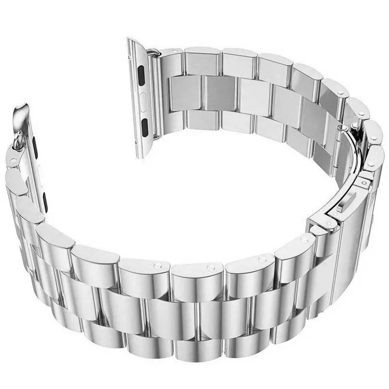 Ремешок Steel Elegance для Apple Watch 42(ser.1-3)/44/45/46/49mm – silver. Фото 10 из 15