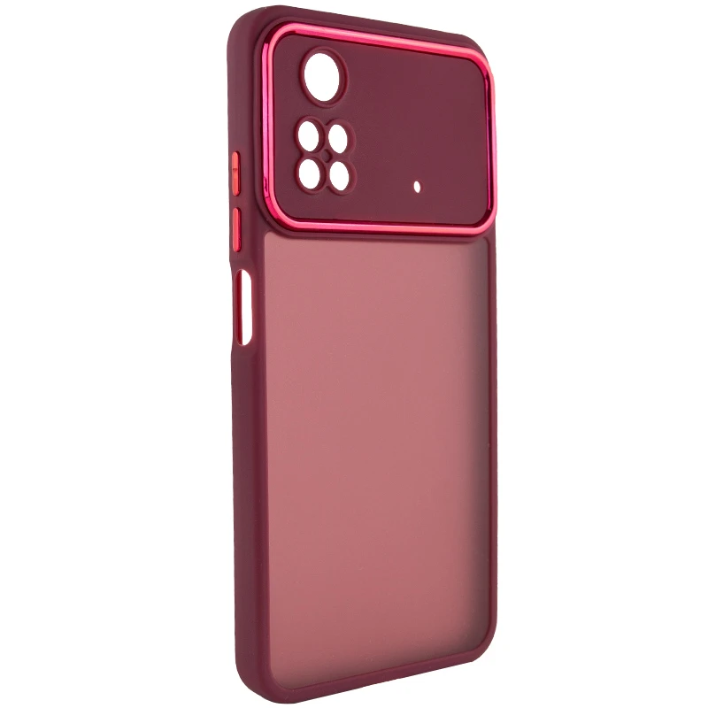 

TPU+PC чохол Accent на Xiaomi Poco M4 Pro 5G (Magenta)