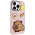 Чехол Labubu Toys для Apple iPhone 14 Pro (6.1") – Capybara / Pink. Фото 2 из 6