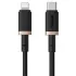Дата кабель Baseus Dura Series Fast Charging Type-C to Lightning 20W (1m) (CB000123) – Gold / Black. Фото 1 из 2