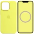 Чехол Silicone case (AAA) with Magsafe and Animation для Apple iPhone 13 Pro Max (6.7") – Желтый / Lemon Zest. Фото 1 из 3