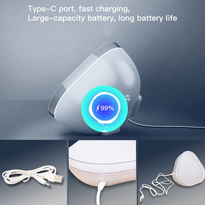 Настільний світильник SAL-009B Bluetooth USB interface with app – White. Фото 3 з 8