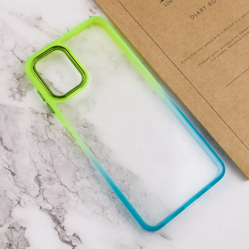 Силіконовий чохол фреш на Samsung Galaxy A24 4G – Бірюзовий / Лимонный. Фото 5 з 9