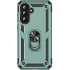Протиударний чохол Serge Ring з кільцем на Samsung Galaxy A57 5G – Зелений. Фото 7 з 8