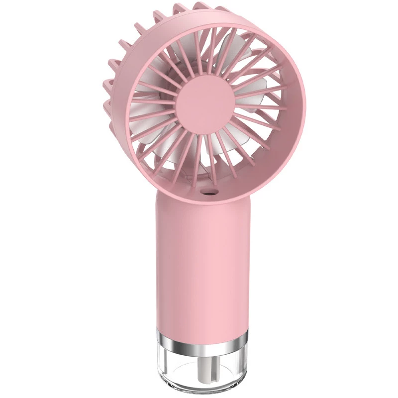 Портативний вентилятор SL610 з водяним охолодженням 500mAh – Pink. Фото 1 з 5