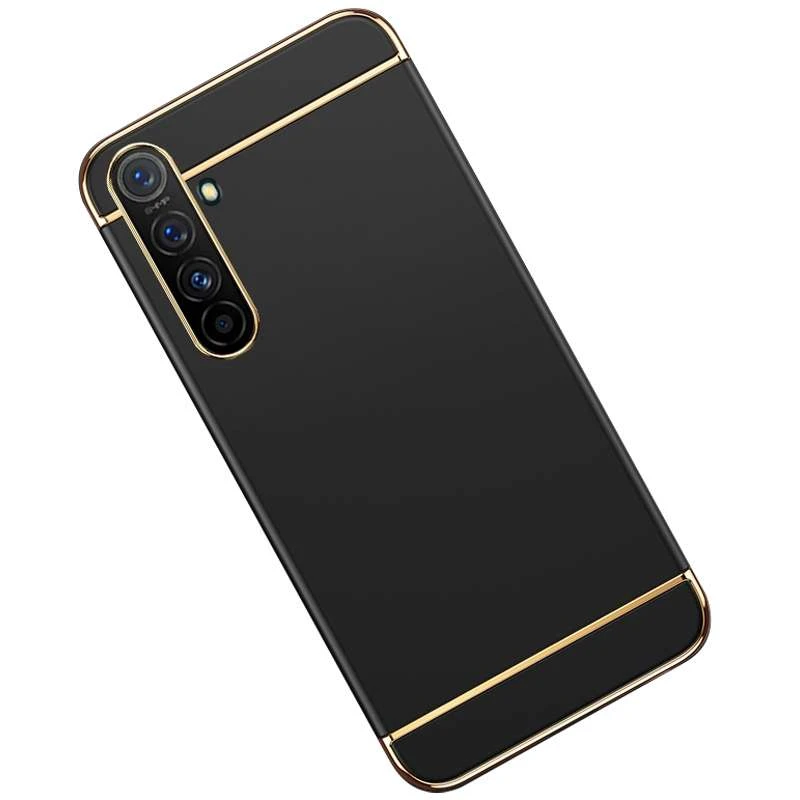 

Пластикова накладка з хромом на Realme 6 Pro (Чорний)