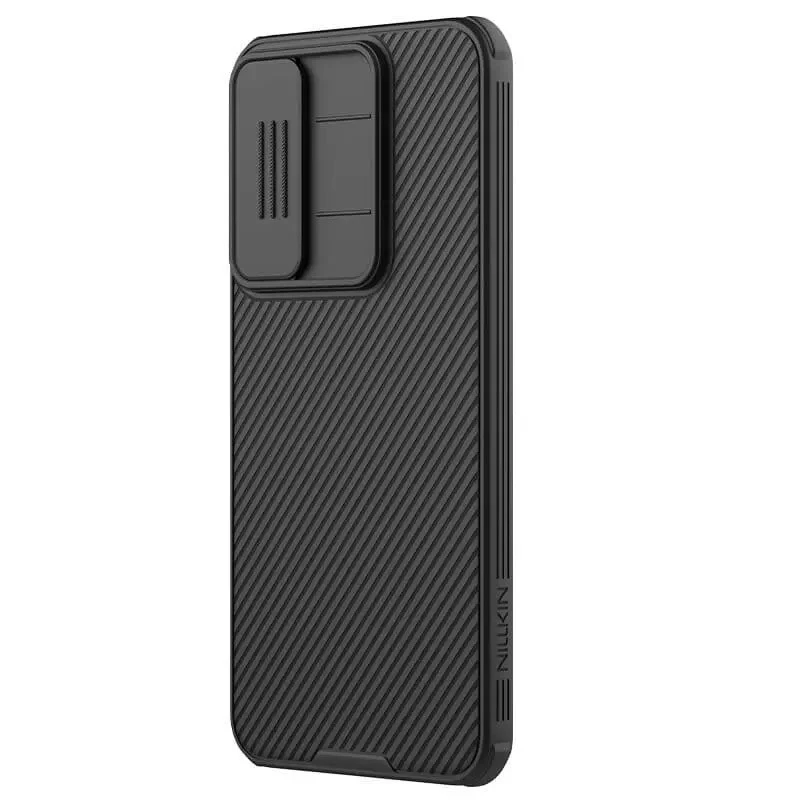 Карбоновая накладка Nillkin Pro со шторкой для камеры для Samsung Galaxy A36 5G – Black. Фото 3 из 6