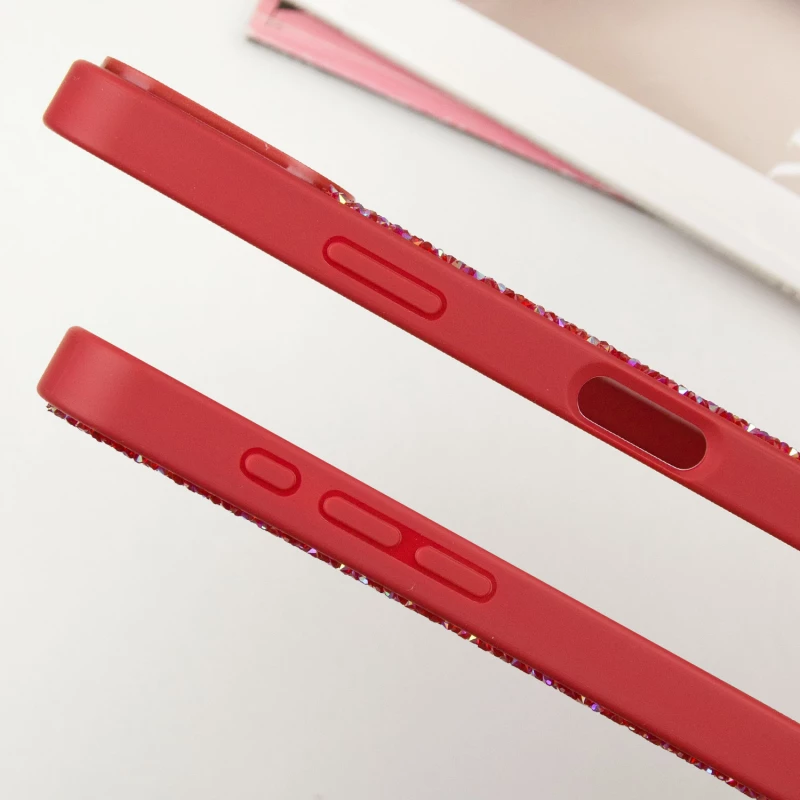 TPU чохол Bling World with MagSafe для Apple iPhone 16 Pro – Red. Фото 2 з 2
