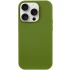Чохол з закритим низом Silicone Case на Apple iPhone 15 Pro (6.1") – Зелений / Dark Olive. Фото 2 з 8