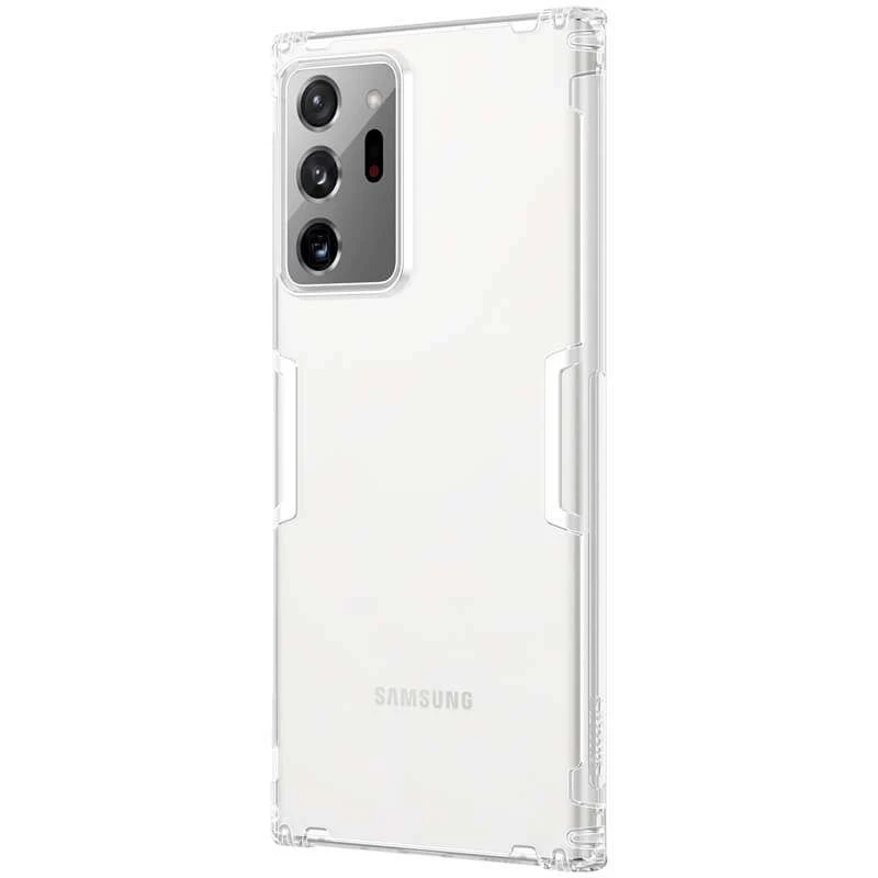 Ультратонкий силіконовий чохол Nillkin на Samsung Galaxy Note 20 Ultra – Безбарвний (прозорий). Фото 3 з 8