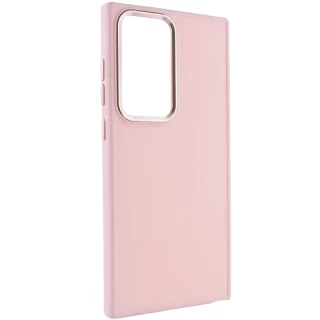 TPU чохол Bonbon з металевими кнопками на Samsung Galaxy S23 Ultra — Рожевий / Light pink