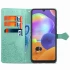 Кожаный чехол-книжка Art Case с визитницей для Samsung Galaxy A04e – Бирюзовый. Фото 3 из 6