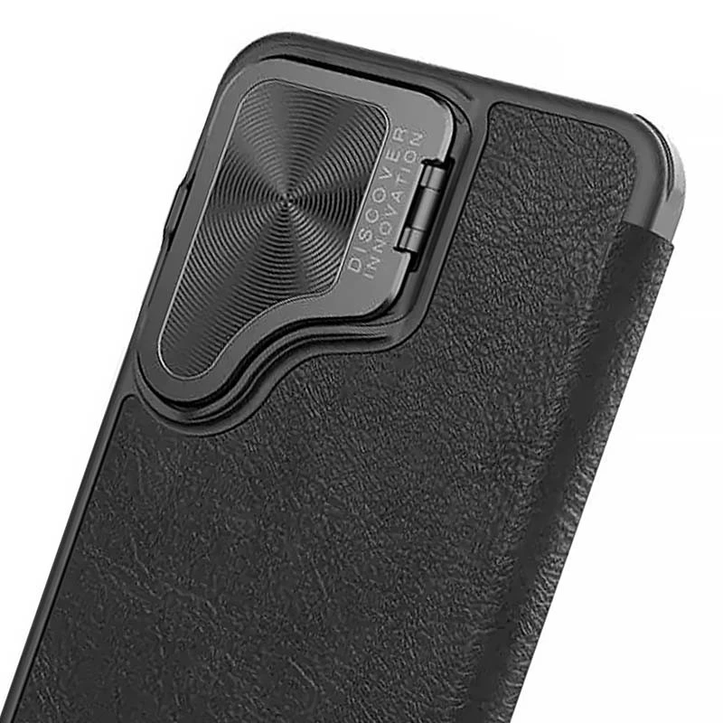 Шкіряний чохол (книжка) Nillkin Qin Prop для Samsung Galaxy S24 – Black. Фото 11 з 13