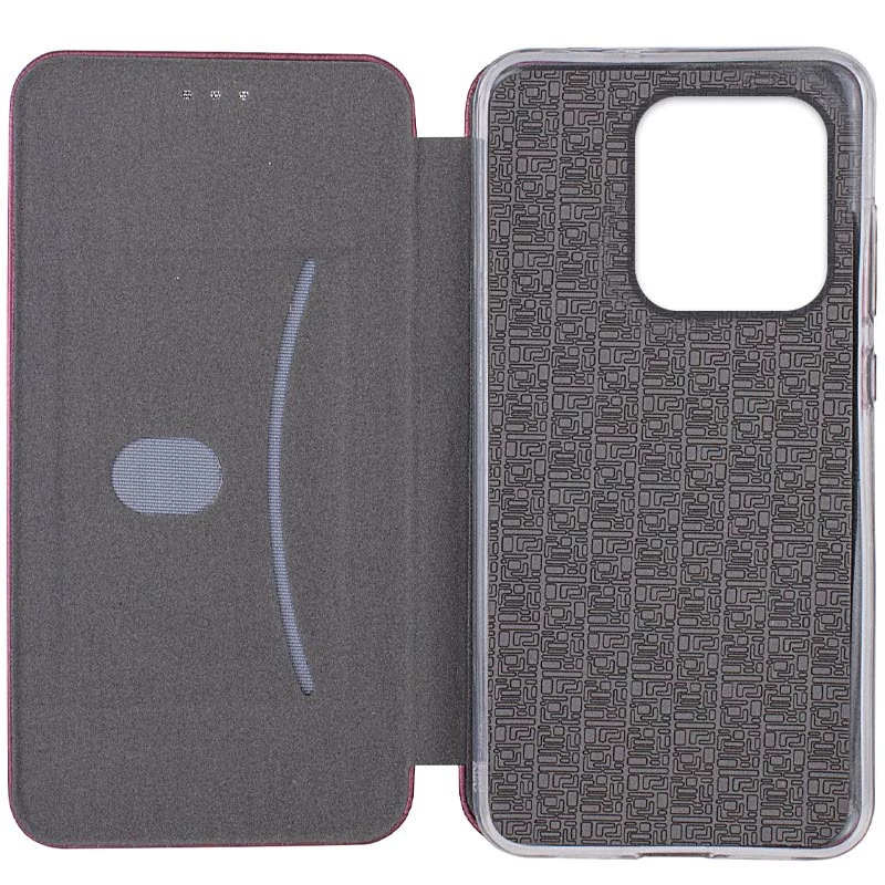 Чехол-книжка классический для Motorola Moto G15 4G – Бордовый. Фото 2 из 3