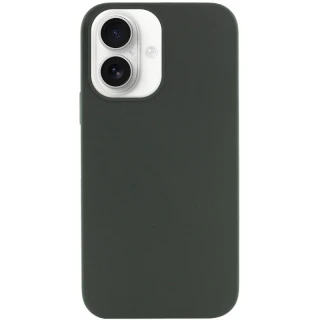 Чохол з закритим низом Silicone Case на Apple iPhone 16 Plus — Зелений / Cyprus Green