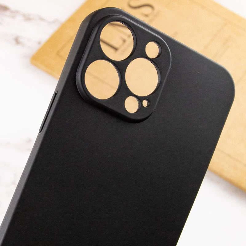 Чёрный силиконовый чехол Epik с защитой камеры для Apple iPhone 13 Pro Max (6.7") – Черный. Фото 5 из 5