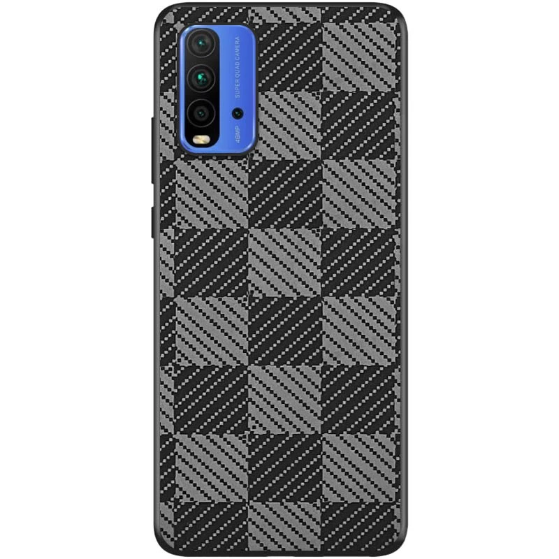 Чохол TPU+PC Grid для Xiaomi Redmi Note 9 4G / Redmi 9 Power – Cube. Фото 2 з 4