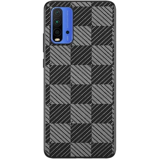 Чехол TPU+PC Grid для Xiaomi Redmi Note 9 4G / Redmi 9 Power — Cube