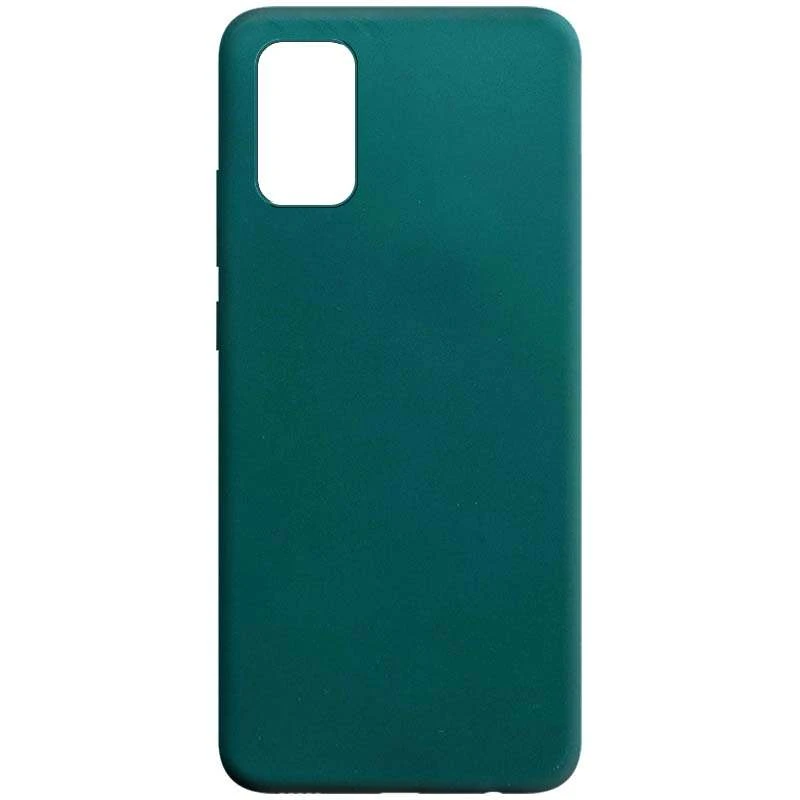 

Цветной силиконовый чехол для Samsung Galaxy M02s (Зеленый / Forest green), Зелений / forest green