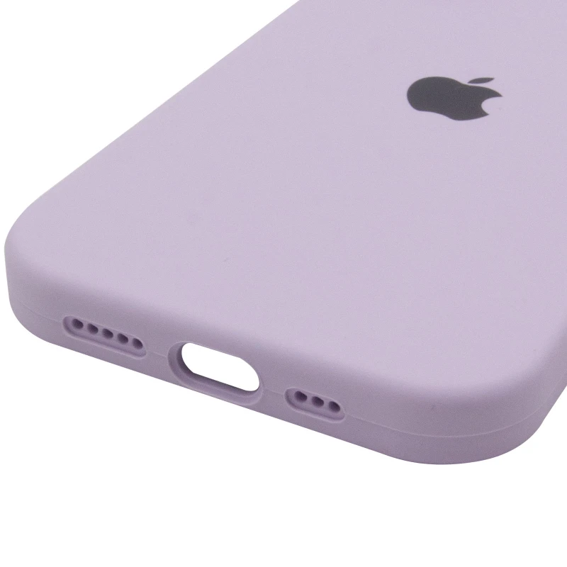 Чехол Silicone Case с закрытым низом для Apple iPhone 16 Plus – Сиреневый / Lilac. Фото 7 из 7