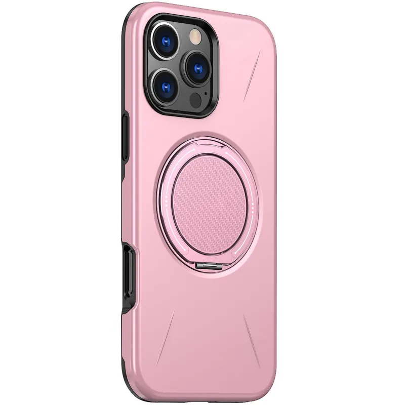 TPU+PC чохол Kalebol Magnetic Case для Apple iPhone 16 Pro Max – Pink. Фото 1 з 3