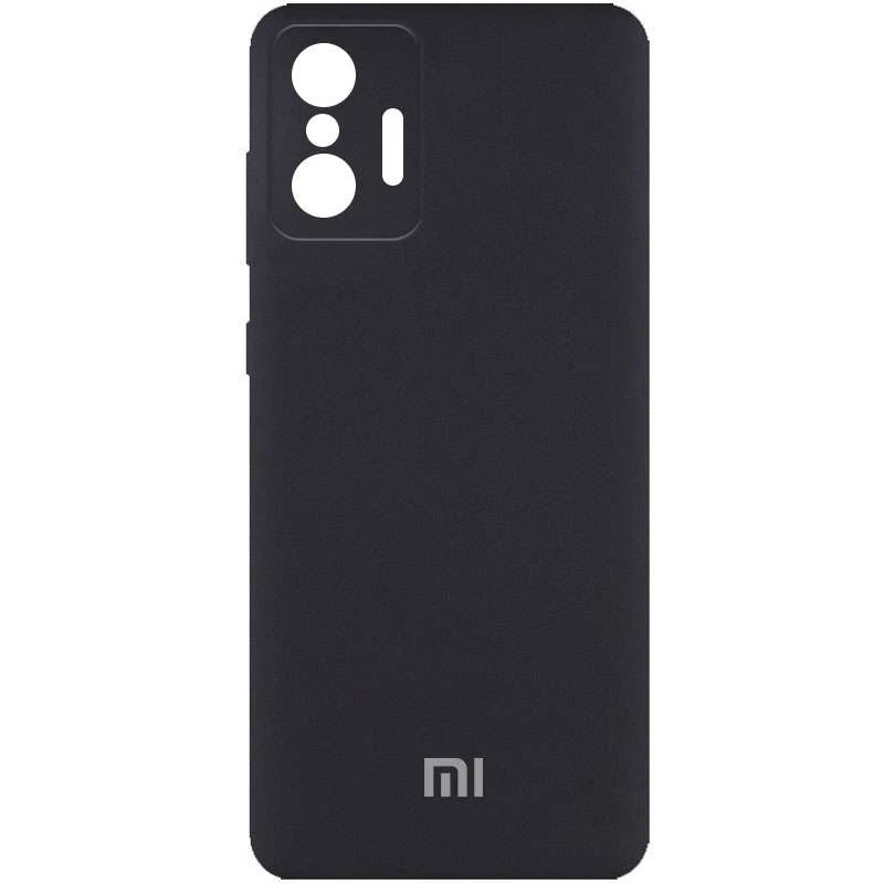 

Чохол Silicone Case з закритим низом та захистом камери на Xiaomi 11T / 11T Pro (Чорний / Black)