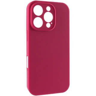 Чохол Silk Full Camera Protective (AA) NO LOGO для Apple iPhone 16 Pro Max — Червоний / Rose Red