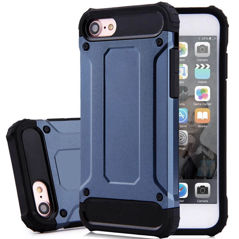 Протиударний чохол з посиленими кутами Immortal на Apple iPhone 7 / 8 (4.7") – Сірий / Metal slate. Фото 2 з 2