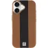Кожаный чехол Rally with MagSafe для Apple iPhone 17 (6.3") – Brown / Black. Фото 3 из 6