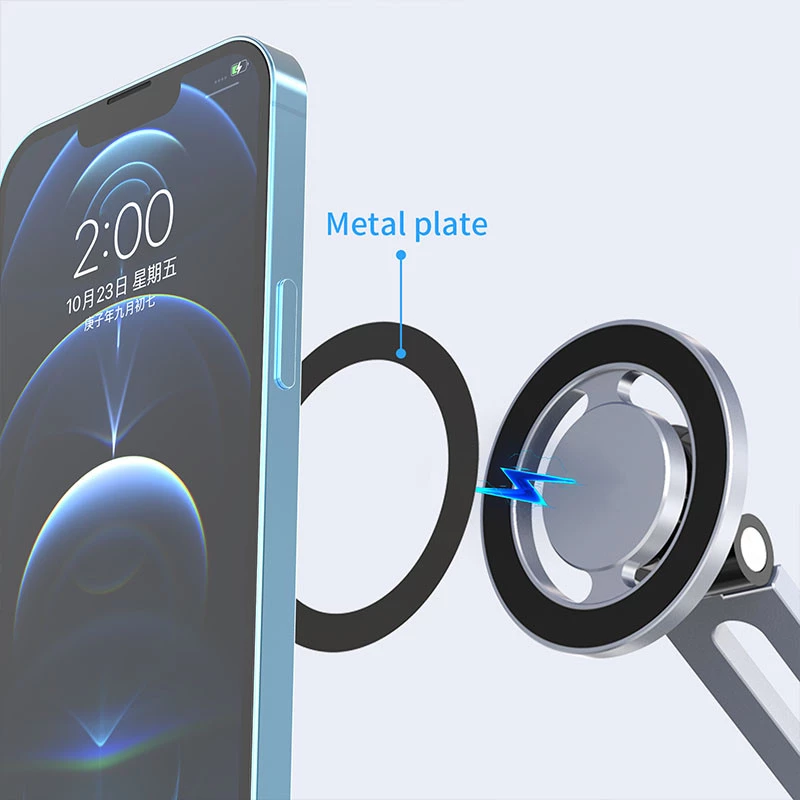 Підставка магнитная MagSafe for Apple FY58 – silver. Фото 7 з 7