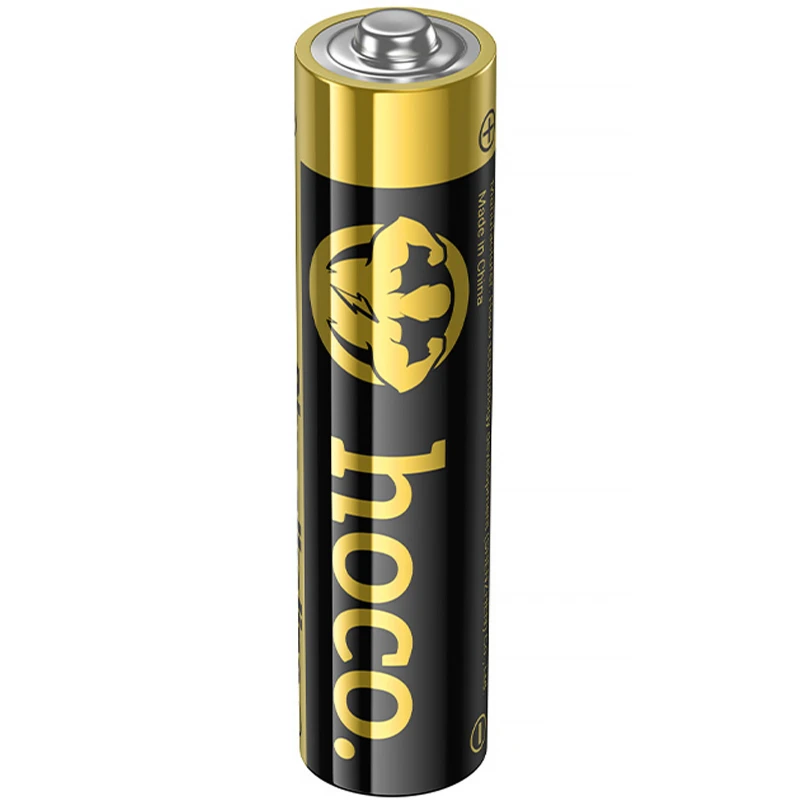 Батарейки Hoco AAA (LR03) Alkaline упаковка 10 шт – Black. Фото 1 з 6