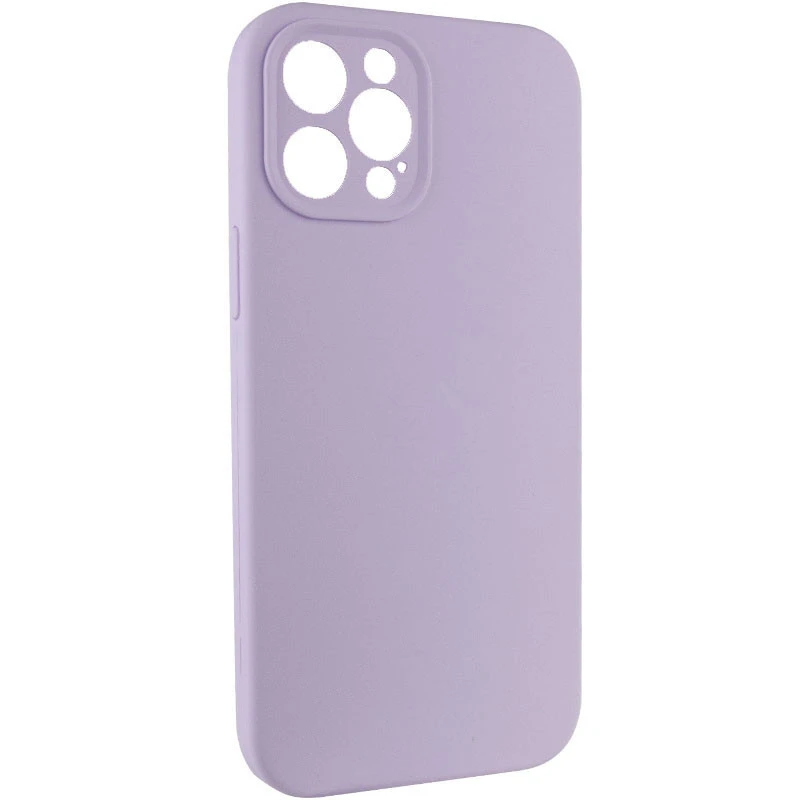 Чохол з захистом камери Silicone Case для Apple iPhone 12 Pro Max (6.7") – Бузковий / Lilac. Фото 2 з 6