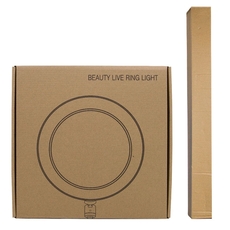 Кольцевая светодиодная LED лампа Flat Ring 10" + tripod 2.1m – Black. Фото 9 из 12