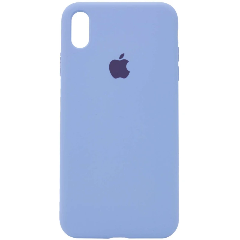 

Чохол Silicone Case з закритим низом на Apple iPhone XS (5.8") (Блакитний / Lilac Blue)