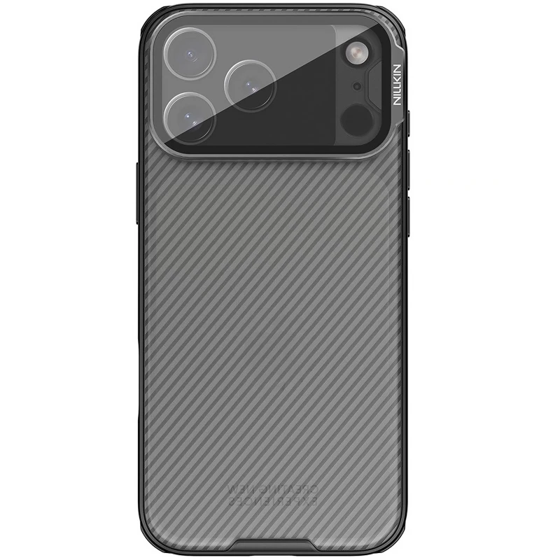 Карбонова накладка Nillkin Camshield Prop для Apple iPhone 17 Pro Max (6.9") – Transparent black. Фото 2 з 7