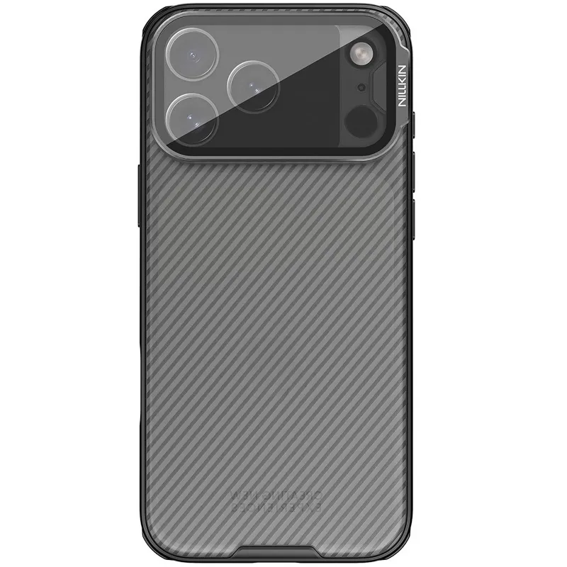 Карбонова накладка Nillkin Camshield Prop для Apple iPhone 18 Pro – Transparent black. Фото 2 з 7