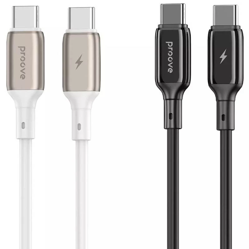 Дата кабель Proove Flex Metal Type-C to Type-C 60W (1m) фото 1 з 1