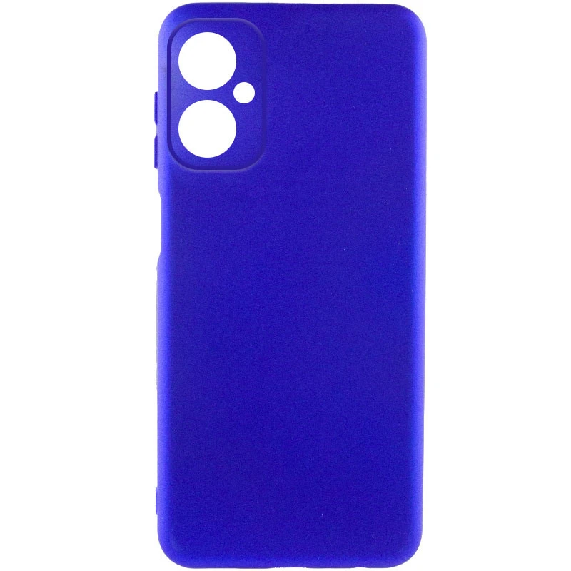 Чохол Silicone Cover Ummi Lakshmi Full Camera (AA) для Motorola Moto G14 – Синій / Iris. Фото 1 з 2