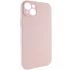 Чехол с защитой камеры Silicone Case для Apple iPhone 15 Plus (6.7") – Розовый / Pink Sand. Фото 2 из 6