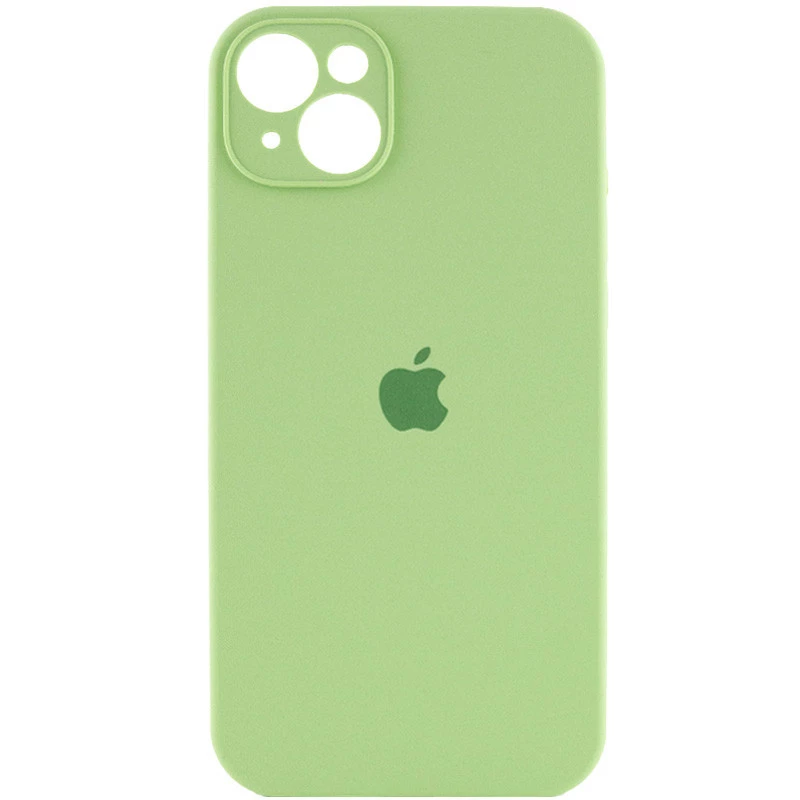 

Чехол Silicone Case с защитой камеры для Apple iPhone 14 (6.1") (Зеленый / Pistachio), Зелений / pistachio