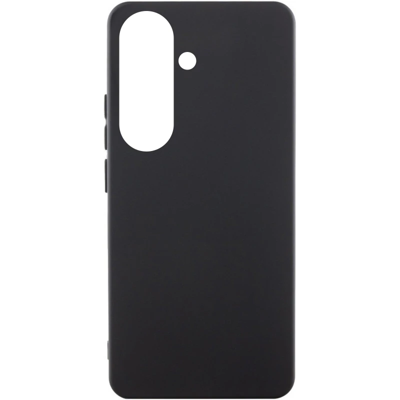 Чехол Silicone Case Lakshmi Premium на Samsung Galaxy S26+ – Черный / Black. Фото 1 из 2